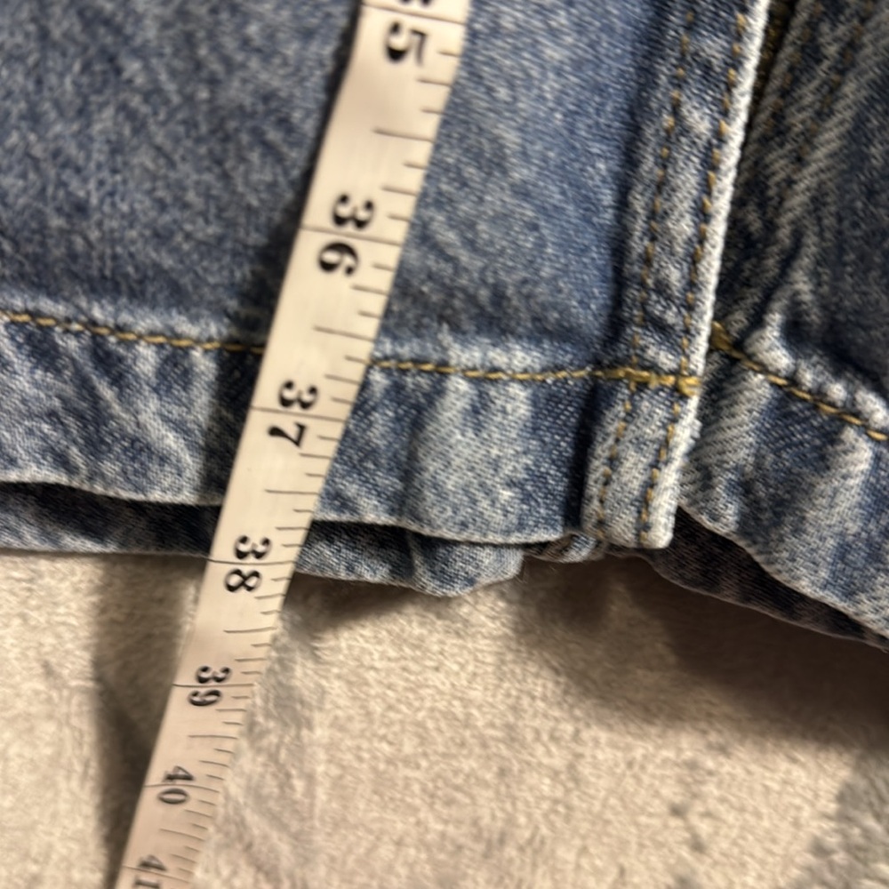 Lane Bryant Denim Maxi Skirt NWT plus size‎ 14 slit up center front - Picture 5 of 13